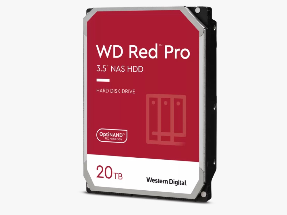 Western Digital tiết lộ ổ cứng WD Red Pro NAS 20TB với bộ nhớ flash NAND 64GB