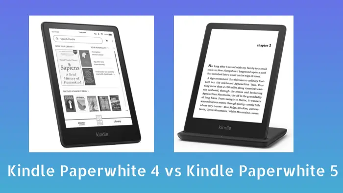 So sánh Kindle Paperwhite 4 và Kindle Paperwhite 5