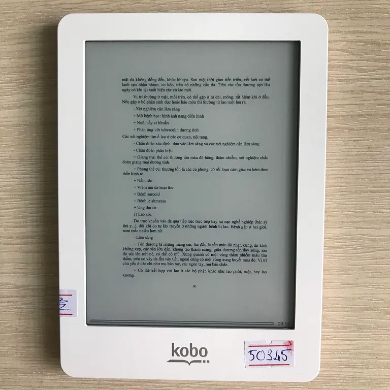 Cách sử dụng Reflow PDF trên máy đọc sách Kobo